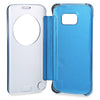 Luxury Mirror Flip Cover Hard PC Case with Auto Sleep Wake Up Function for Samsung Galaxy S6 Edge