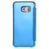 Luxury Mirror Flip Cover Hard PC Case with Auto Sleep Wake Up Function for Samsung Galaxy S6 Edge
