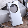 Luxury Mirror Flip Cover Hard PC Case with Auto Sleep Wake Up Function for Samsung Note 5