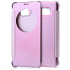 Luxury Mirror Flip Cover Hard PC Case with Auto Sleep Wake Up Function for Samsung Note 5