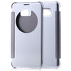 Luxury Mirror Flip Cover Hard PC Case with Auto Sleep Wake Up Function for Samsung Note 5