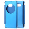 Luxury Mirror Flip Cover Hard PC Case with Auto Sleep Wake Up Function for Samsung Note 5