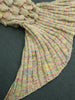 Warmth Hollow Out Design Knitted Mermaid Tail Blanket