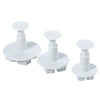 3pcs Plastic DIY Hydrangea Flower Fondant Cake Mould Plunger Cutter Tool