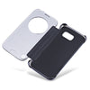 Luxury Mirror Flip Cover Hard PC Case with Auto Sleep Wake Up Function for Samsung Galaxy S6