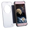 Luxury Mirror Flip Cover Hard PC Case with Auto Sleep Wake Up Function for Samsung Galaxy S6