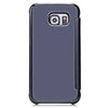 Luxury Mirror Flip Cover Hard PC Case with Auto Sleep Wake Up Function for Samsung Galaxy S6