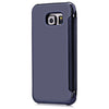 Luxury Mirror Flip Cover Hard PC Case with Auto Sleep Wake Up Function for Samsung Galaxy S6