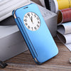 Luxury Mirror Flip Cover Hard PC Case with Auto Sleep Wake Up Function for Samsung Galaxy S6