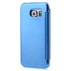 Luxury Mirror Flip Cover Hard PC Case with Auto Sleep Wake Up Function for Samsung Galaxy S6