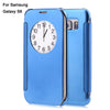 Luxury Mirror Flip Cover Hard PC Case with Auto Sleep Wake Up Function for Samsung Galaxy S6