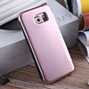 Luxury Mirror Flip Cover Hard PC Case with Auto Sleep Wake Up Function for Samsung Galaxy S6