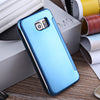 Luxury Mirror Flip Cover Hard PC Case with Auto Sleep Wake Up Function for Samsung Galaxy S6