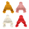 Stylish Pure Color Venonat Ear Care Design Girls Warm Knitted Hat