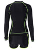Quick Dry Contrasting Piped Surf Dive Suit