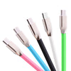 Micro USB  Aluminum Alloy Copper Core Transfer Data Synchronization Charging Cord 0.9M