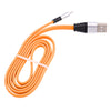 Micro USB Aluminum Alloy Noodle Transfer Data Synchronization Charging Cord 1M