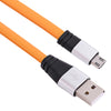 Micro USB Aluminum Alloy Noodle Transfer Data Synchronization Charging Cord 1M