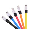 Micro USB Aluminum Alloy Noodle Transfer Data Synchronization Charging Cord 1M