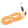 8 Pin Aluminum Alloy Noodle Transfer Data Synchronization Charging Cord 1M