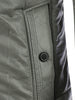 Pocket Design Zippered Buckled Texture Padded Jacket