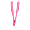 Kemei KM - 1211 Professional Ceramic Corn Splint Iron Barrel Clamp Straighter Wave Curler