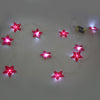 10 LEDs Star Shaped String Light Battery Powered Lamp