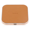 HOCO CW2 PU Leather Aluminum Alloy Frame Qi Wireless Charger for Qi-enabled Devices