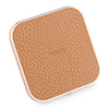 HOCO CW2 PU Leather Aluminum Alloy Frame Qi Wireless Charger for Qi-enabled Devices