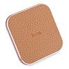 HOCO CW2 PU Leather Aluminum Alloy Frame Qi Wireless Charger for Qi-enabled Devices