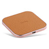 HOCO CW2 PU Leather Aluminum Alloy Frame Qi Wireless Charger for Qi-enabled Devices