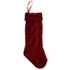 Cute Pure Color Ladies Knitted Christmas Knee Socks