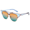 Stylish Cat Ear Ladies Color Coated Sunglasses
