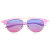 Stylish Cat Ear Ladies Color Coated Sunglasses