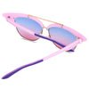 Stylish Cat Ear Ladies Color Coated Sunglasses