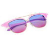 Stylish Cat Ear Ladies Color Coated Sunglasses