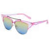 Stylish Cat Ear Ladies Color Coated Sunglasses
