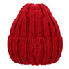 Stylish Letter Print Pure Color Ladies Warm Knitted Hat