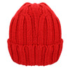 Stylish Letter Print Pure Color Ladies Warm Knitted Hat