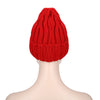 Stylish Letter Print Pure Color Ladies Warm Knitted Hat