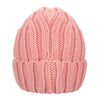 Stylish Letter Print Pure Color Ladies Warm Knitted Hat
