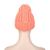 Stylish Letter Print Pure Color Ladies Warm Knitted Hat