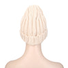 Stylish Letter Print Pure Color Ladies Warm Knitted Hat