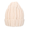 Stylish Letter Print Pure Color Ladies Warm Knitted Hat