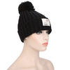 Stylish Cloth Sticking Venonat Ladies Warm Knitted Hat
