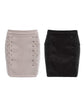 Fashionable Stylish Sheath Bodycon Pure Color Slit Zipper Type Dress for Ladies