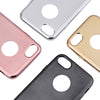 Frosted Electroplate Plating TPU Protective Back Cover for iPhone 7 4.7 inch