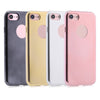 Frosted Electroplate Plating TPU Protective Back Cover for iPhone 7 4.7 inch