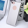 Frosted Electroplate Plating TPU Protective Back Cover for iPhone 7 4.7 inch