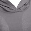 Simple Design Hooded Sleeveless Front Pocket Solid Color T-Shirt for Men